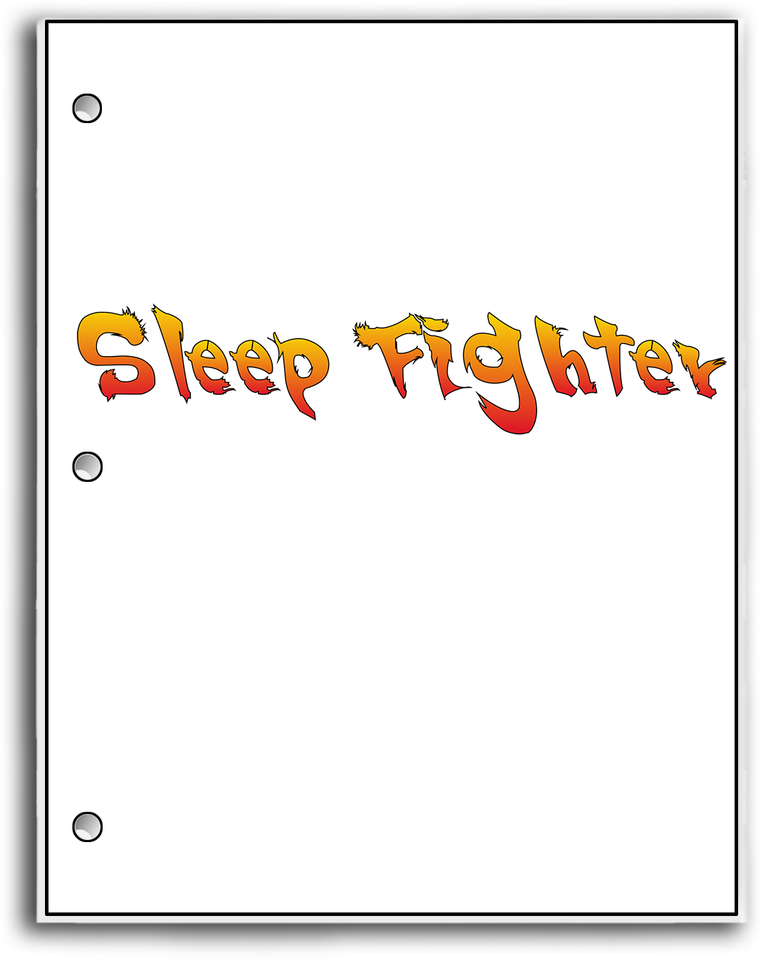 sleep fighter_script